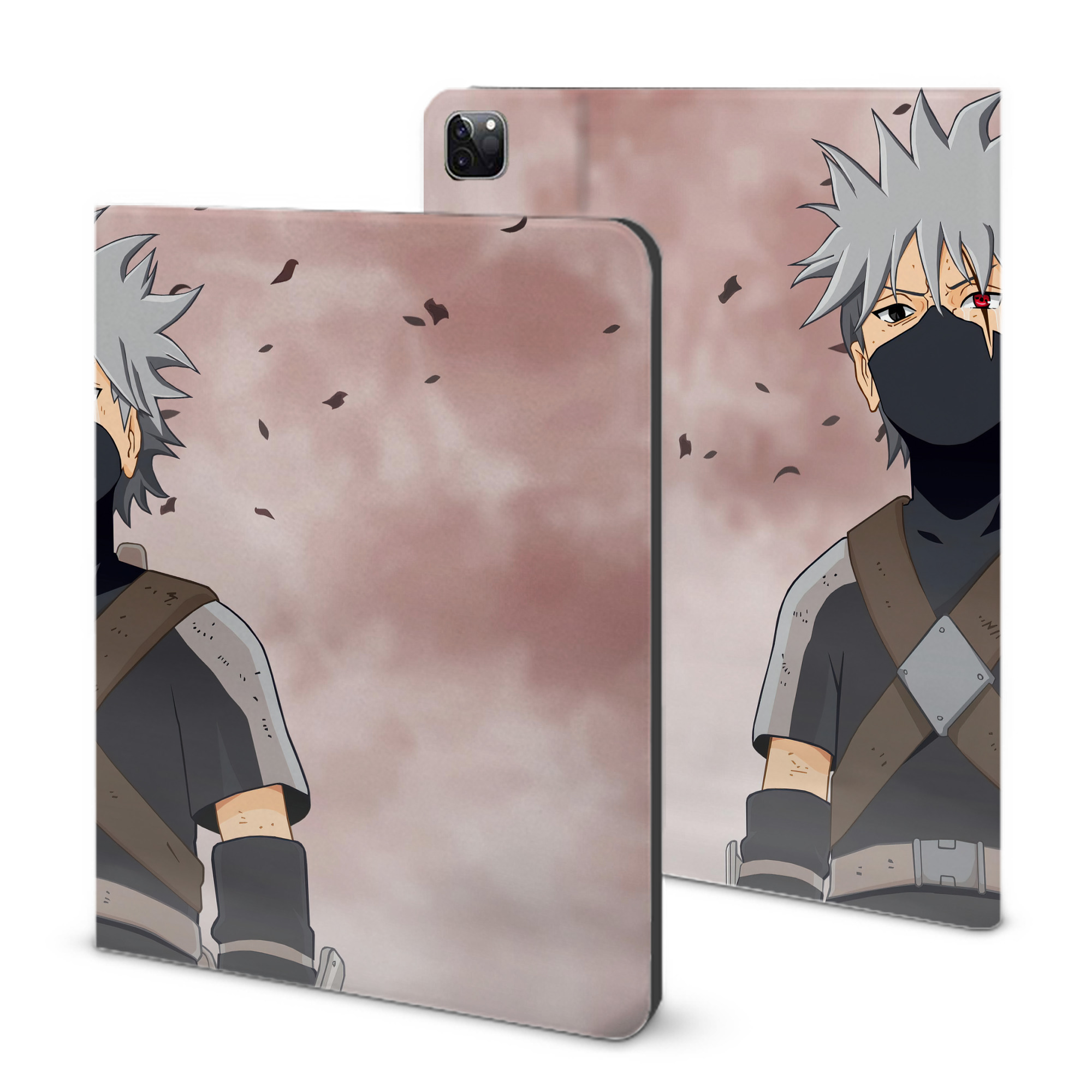 （画像用） NARUTO -ナルト- NARUTO -ナルト- 疾風伝 IPad ケース ブック型 PUレザー TPU 耐衝撃 軽量 薄型 ペン収納なし 全面保護 IPad 各モデル対応